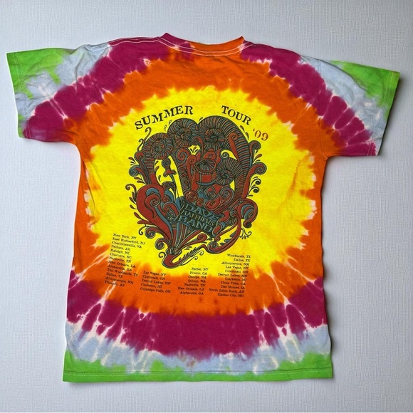 Dave Matthews Band 2009 Tour Tie Dye Concert T-Shirt Vintage Rock Band Tee - Picture 7 of 10